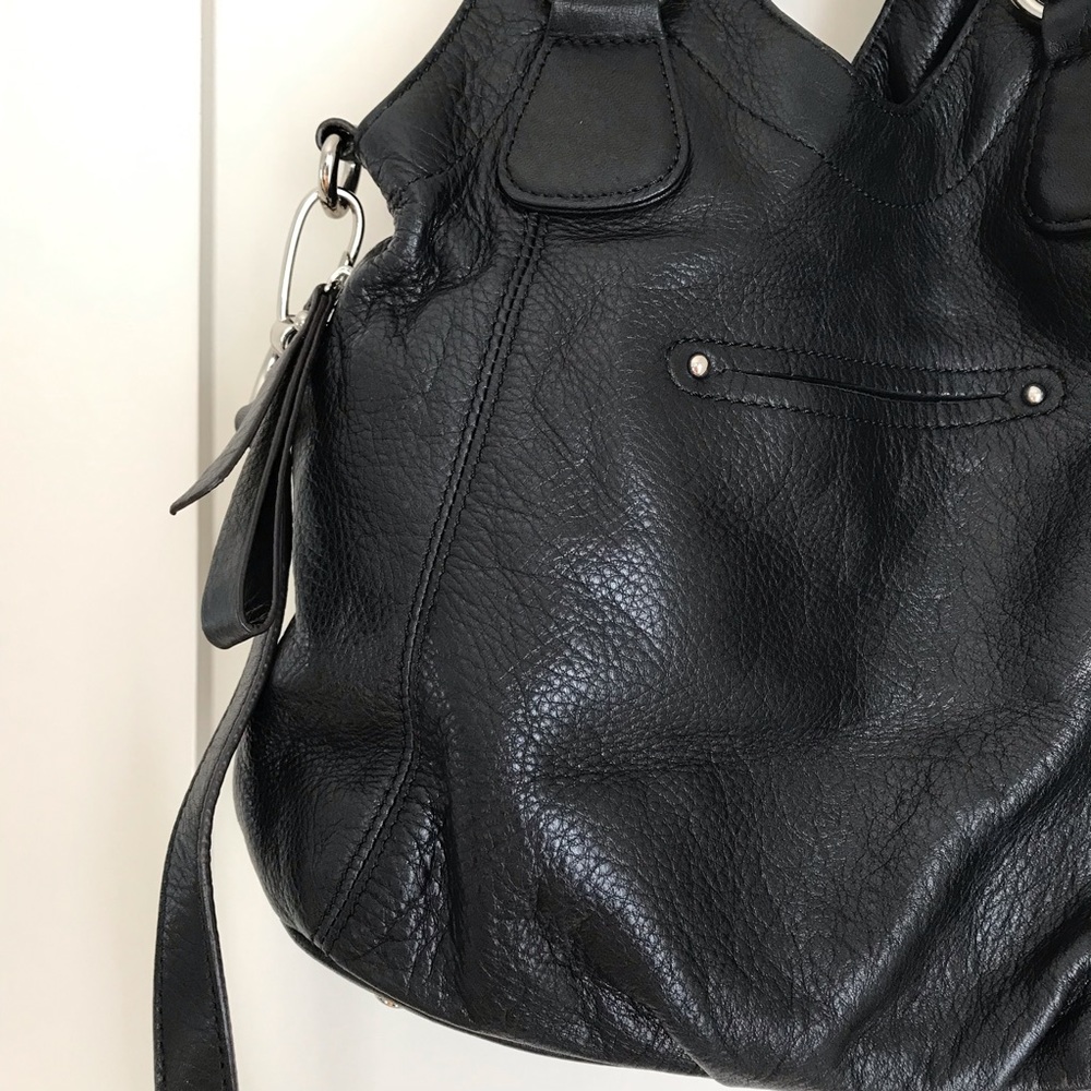 B MAKOWSKY Black Leather Handbag - Picture 10 of 16